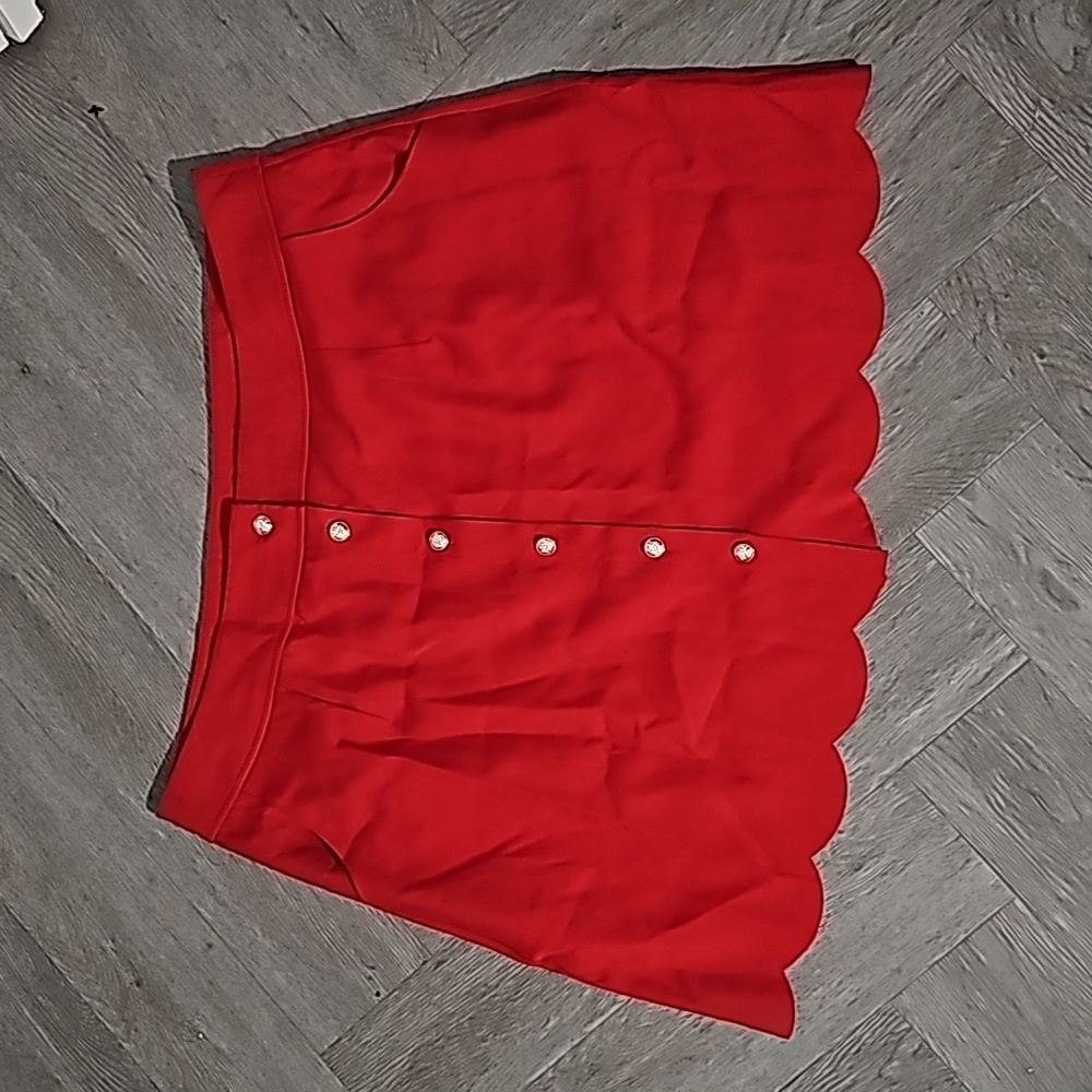 Shein Curve scalloped skirt
